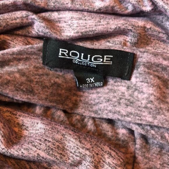 ROUGE collection cowl neck sweater plus size 3X - Picture 3 of 4